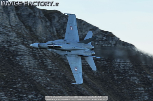 2009-10-07 Axalp Shooting Range 0559 McDonnell Douglas FA-18C Hornet